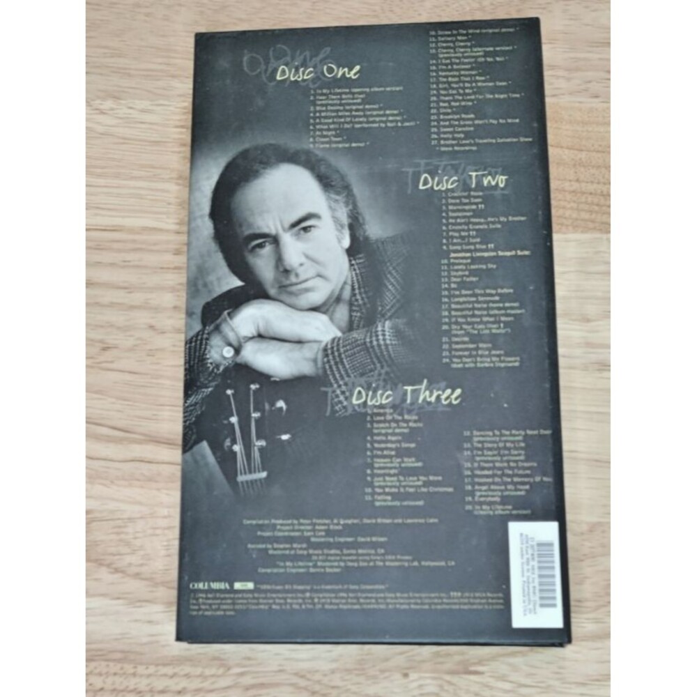 Neil Diamond In My Lifetime 3 CD Box Set 1996 Legacy Collection - Tested Works - Picture 2 of 5